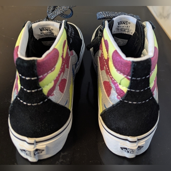 Vans SK8-Hi Platform 2.0 (After Dark) Camo/True White Size M 5.5 / W7 MSRP $75 - Picture 7 of 10